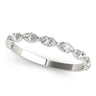 Shared Prong Marquise Wedding Band – Marquise Lab Diamond Wedding Band in 18K Gold | Just Brilliant