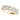 5-Stone Round Halo Wedding Bands – Round Lab Diamond Wedding Band in 18K Gold | Just Brilliant – side view