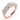 5-Stone Round Halo Wedding Bands – Round Lab Diamond Wedding Band in 18K Gold | Just Brilliant – view 12