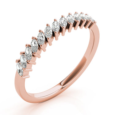 Marquise Stackable Fashion Band – Marquise Lab Diamond Band in 18K Gold | Just Brilliant – view 12