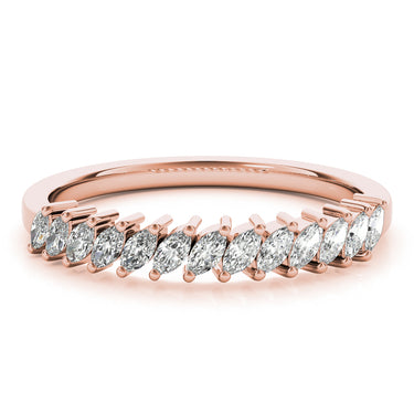 Marquise Stackable Fashion Band – Marquise Lab Diamond Band in 18K Gold | Just Brilliant – view 11