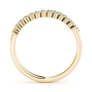 Marquise Stackable Fashion Band – Marquise Lab Diamond Band in 18K Gold | Just Brilliant – angle view