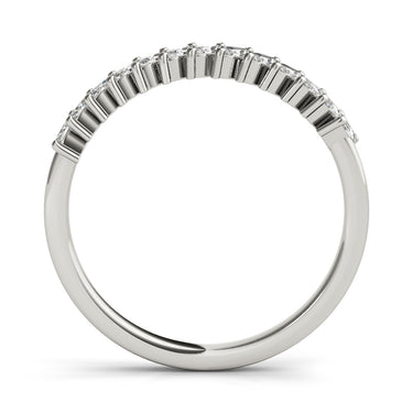 Marquise Stackable Fashion Band – Marquise Lab Diamond Band in 18K Gold | Just Brilliant – detail view