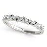 Alternating Round & Marquise Diamond Band – Marquise Lab Diamond Band in 18K Gold | Just Brilliant