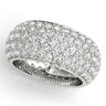 5 Row Eternity Band – Radiant Lab Diamond Eternity Band in 18K Gold | Just Brilliant