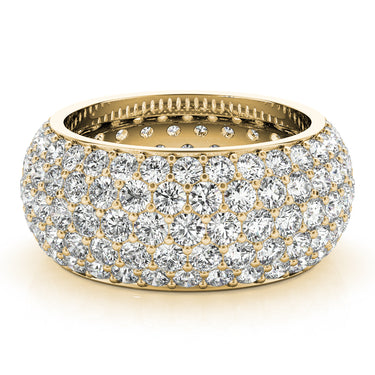 5 Row Eternity Band – Lab Diamond Eternity Band in 18K Gold | Just Brilliant – view 7