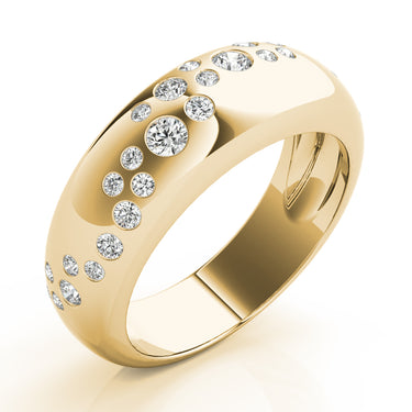 Diamond Band – Lab Diamond Band in 18K Gold | Just Brilliant – view 8