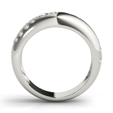 Diamond Band – Lab Diamond Band in 18K Gold | Just Brilliant – detail view