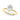 Oval Tulip Solitaire Engagement Ring – Oval Lab Diamond Engagement Ring in 18K Gold | Just Brilliant – side view
