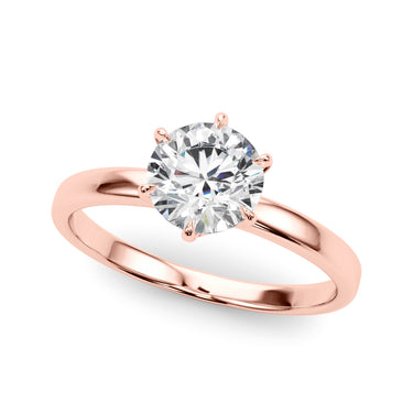 Solitaire Engagement Ring – Lab Diamond Engagement Ring in 18K Gold | Just Brilliant – view 9