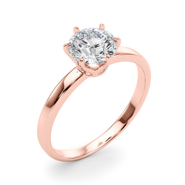 Solitaire Engagement Ring – Lab Diamond Engagement Ring in 18K Gold | Just Brilliant – view 12