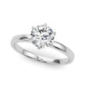 Solitaire Engagement Ring – Radiant Lab Diamond Engagement Ring in 18K Gold | Just Brilliant