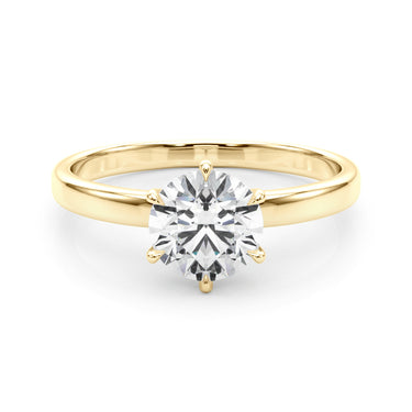 Solitaire Engagement Ring – Lab Diamond Engagement Ring in 18K Gold | Just Brilliant – view 7