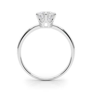Solitaire Engagement Ring – Lab Diamond Engagement Ring in 18K Gold | Just Brilliant – detail view