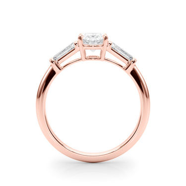 3 Stone Oval Center Tb Sides – Lab Diamond Jewelry in 18K Gold | Just Brilliant – view 10