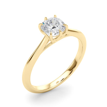 Solitaire 7X7 Cushion – Cushion Lab Diamond Jewelry in 18K Gold | Just Brilliant – view 8