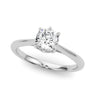 Solitaire 7X7 Cushion – Cushion Lab Diamond Jewelry in 18K Gold | Just Brilliant
