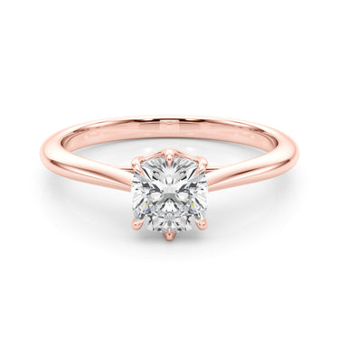 Solitaire 7X7 Cushion – Cushion Lab Diamond Jewelry in 18K Gold | Just Brilliant – view 11