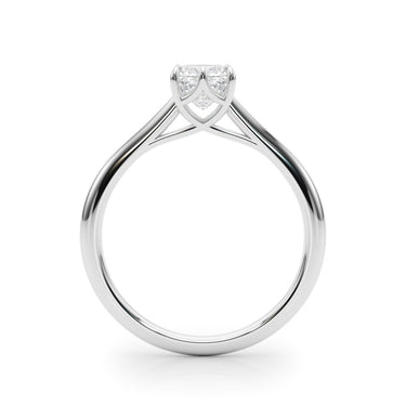Solitaire 7X7 Cushion – Cushion Lab Diamond Jewelry in 18K Gold | Just Brilliant – detail view
