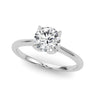 Solitaire Round Engagment – Radiant Lab Diamond Jewelry in 18K Gold | Just Brilliant