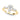 3-Stone Pear & Baguette Engagement Ring – Baguette Lab Diamond Engagement Ring in 18K Gold | Just Brilliant – side view