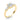 3 Stone Ring Sq Center Tb Sides – Lab Diamond Ring in 18K Gold | Just Brilliant – view 8