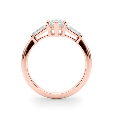3 Stone Ring Marquise Center Tb Sides – Lab Diamond Ring in 18K Gold | Just Brilliant – view 10