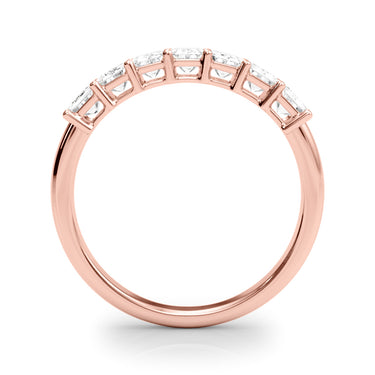 7-Stone Emerald Cut Wedding Band – Emerald Cut Emerald Wedding Band in 18K Gold | Just Brilliant – view 10