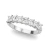 Shared Prong Princess Cut Wedding Bands – Princess Cut Lab Diamond Wedding Band in 18K Gold | Just Brilliant