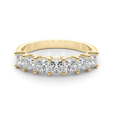 Shared Prong Princess Cut Wedding Bands – Princess Cut Lab Diamond Wedding Band in 18K Gold | Just Brilliant – view 7