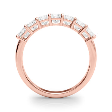Shared Prong Princess Cut Wedding Bands – Princess Cut Lab Diamond Wedding Band in 18K Gold | Just Brilliant – view 10