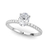 Classic Pave Diamond Design Engagement Ring