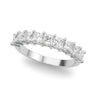 9-Stone Princess Cut Wedding Band – Princess Cut Lab Diamond Wedding Band in 18K Gold | Just Brilliant