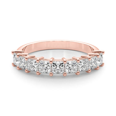 9-Stone Princess Cut Wedding Band – Princess Cut Lab Diamond Wedding Band in 18K Gold | Just Brilliant – view 11