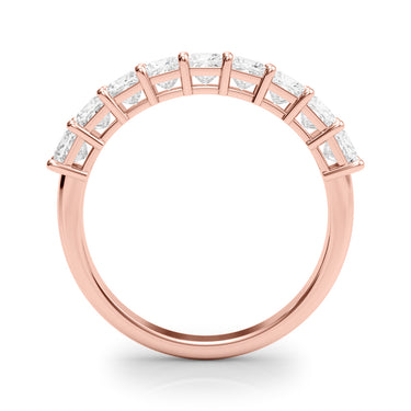 9-Stone Princess Cut Wedding Band – Princess Cut Lab Diamond Wedding Band in 18K Gold | Just Brilliant – view 10