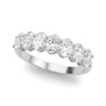 7-Stone Oval Shared Prong Band – Oval Lab Diamond Band in 18K Gold | Just Brilliant