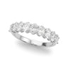 9-Stone Shared Prong Oval Wedding Band – Oval Lab Diamond Wedding Band in 18K Gold | Just Brilliant