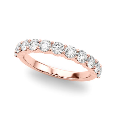 Shared Prong Wedding Band – Lab Diamond Wedding Band in 18K Gold | Just Brilliant – view 9