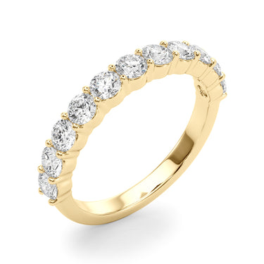 Shared Prong Wedding Band – Lab Diamond Wedding Band in 18K Gold | Just Brilliant – view 8