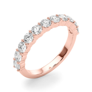Shared Prong Wedding Band – Lab Diamond Wedding Band in 18K Gold | Just Brilliant – view 12