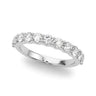 Shared Prong Wedding Band – Radiant Lab Diamond Wedding Band in 18K Gold | Just Brilliant