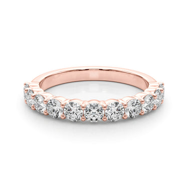 Shared Prong Wedding Band – Lab Diamond Wedding Band in 18K Gold | Just Brilliant – view 11