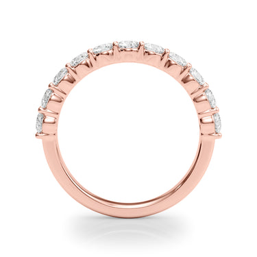 Shared Prong Wedding Band – Lab Diamond Wedding Band in 18K Gold | Just Brilliant – view 10