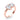 2-Stone Round & Pear Engagement Ring – Pear-Shaped Lab Diamond Engagement Ring in 18K Gold | Just Brilliant – view 12