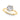 Round Solitaire Engagement Ring – Round Lab Diamond Engagement Ring in 18K Gold | Just Brilliant – side view