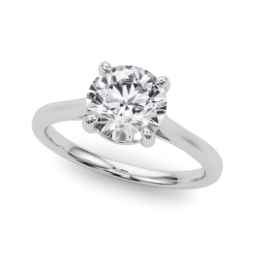 Round Solitaire Engagement Ring