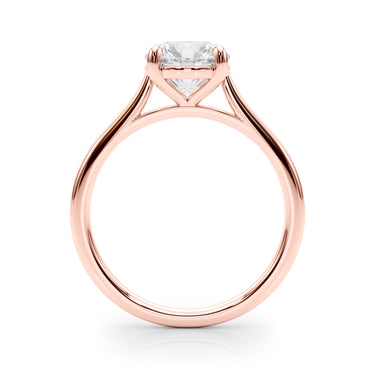 Round Solitaire Engagement Ring – Round Lab Diamond Engagement Ring in 18K Gold | Just Brilliant – view 10