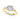 3-Stone Round Engagement Ring W/ Pear Sides – Pear-Shaped Lab Diamond Engagement Ring in 18K Gold | Just Brilliant – side ...