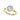 Round Hidden Halo Engagement Ring – Round Lab Diamond Engagement Ring in 18K Gold | Just Brilliant – side view
