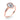 Bezel Set Pear Solitaire Engagement Ring – Pear-Shaped Lab Diamond Engagement Ring in 18K Gold | Just Brilliant – view 12